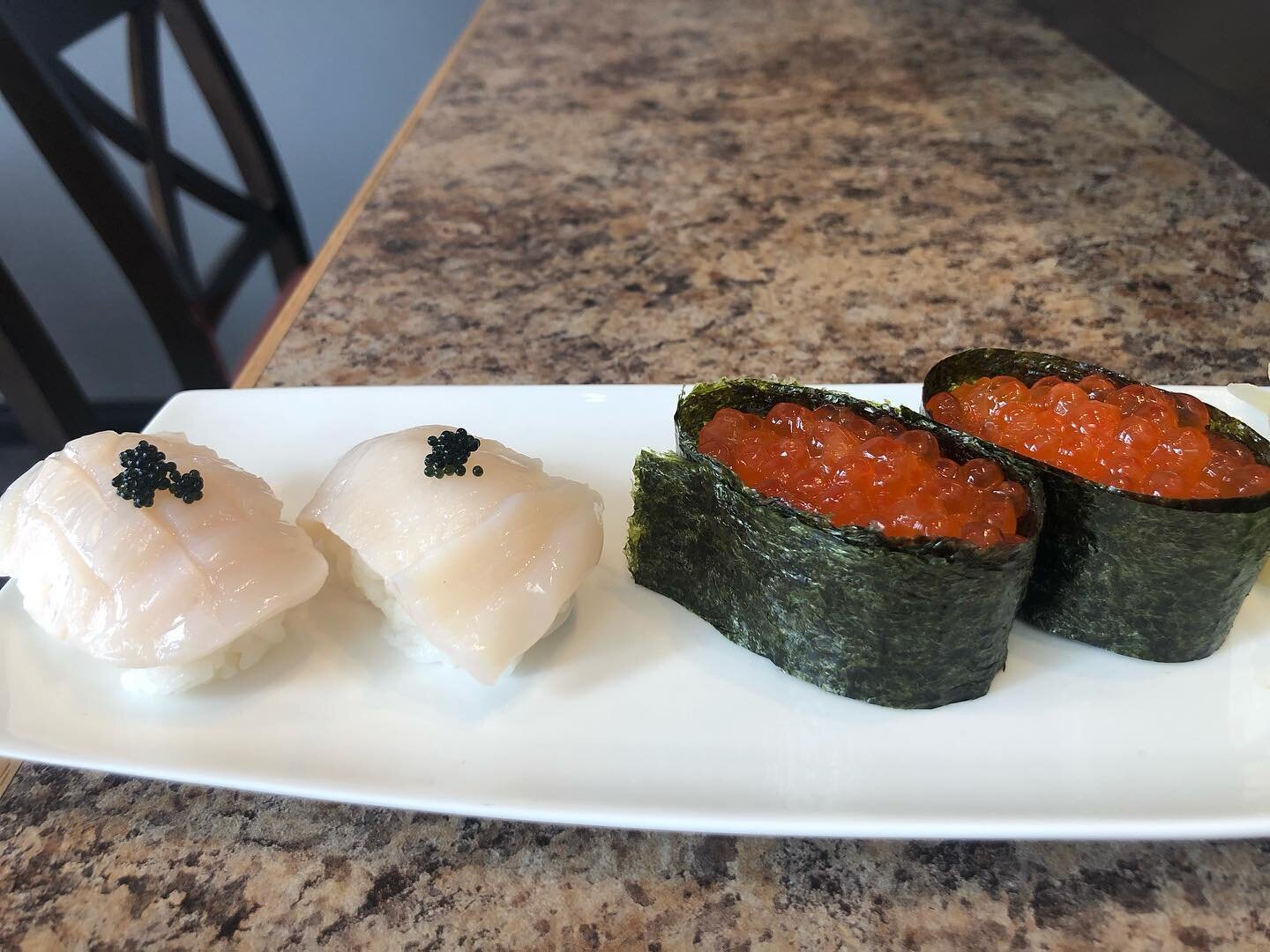 Sushi takeout it&rsquo;s great way to treat yourself on Friday #saskatoonsushi #ikura #YXE #YXELocal #yxeeats #yxeliving #yxefood #YXElife #yxesaskatoon #saskatoon #instafood #yqr #yqreats #yqrlocal #saskatooning @visitsaskatoon #livingyxe #shoplocal