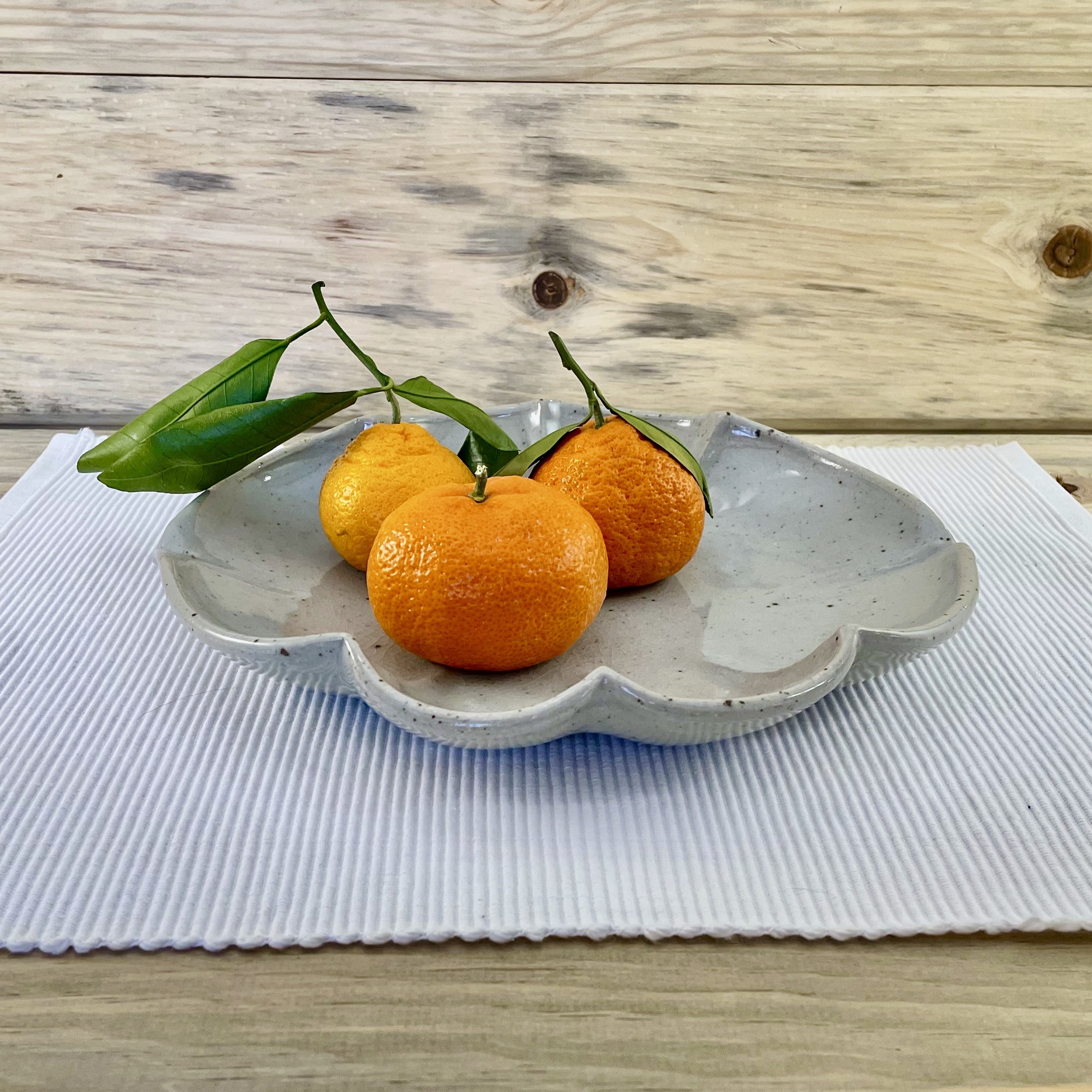 Blue-Gray Serving Dish