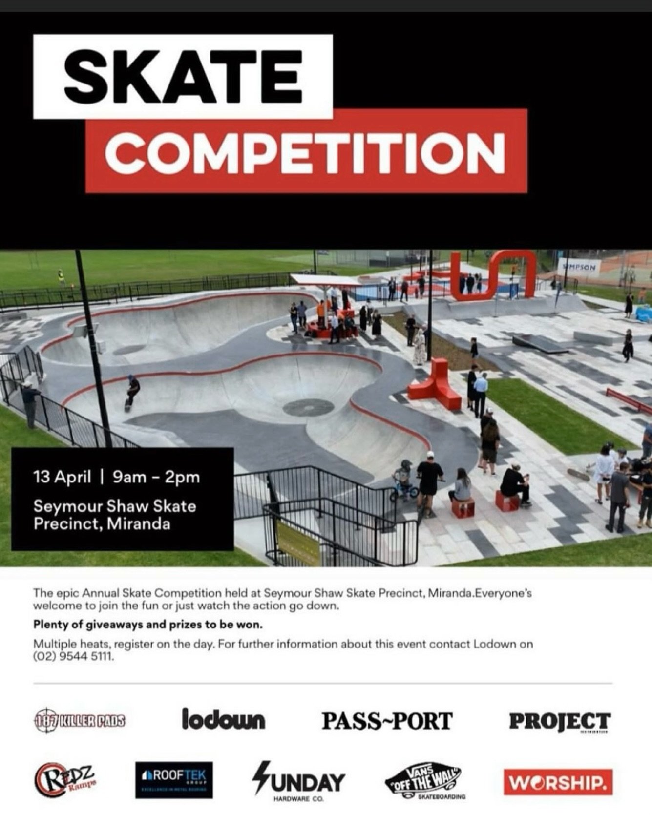 THIS SATURDAY! Get yourself to Seymour Shaw Skatepark if you like skate comps!!! Sure to be some amazing skating go down. Watch or skate? You&rsquo;ll probably have a good time either way 👍