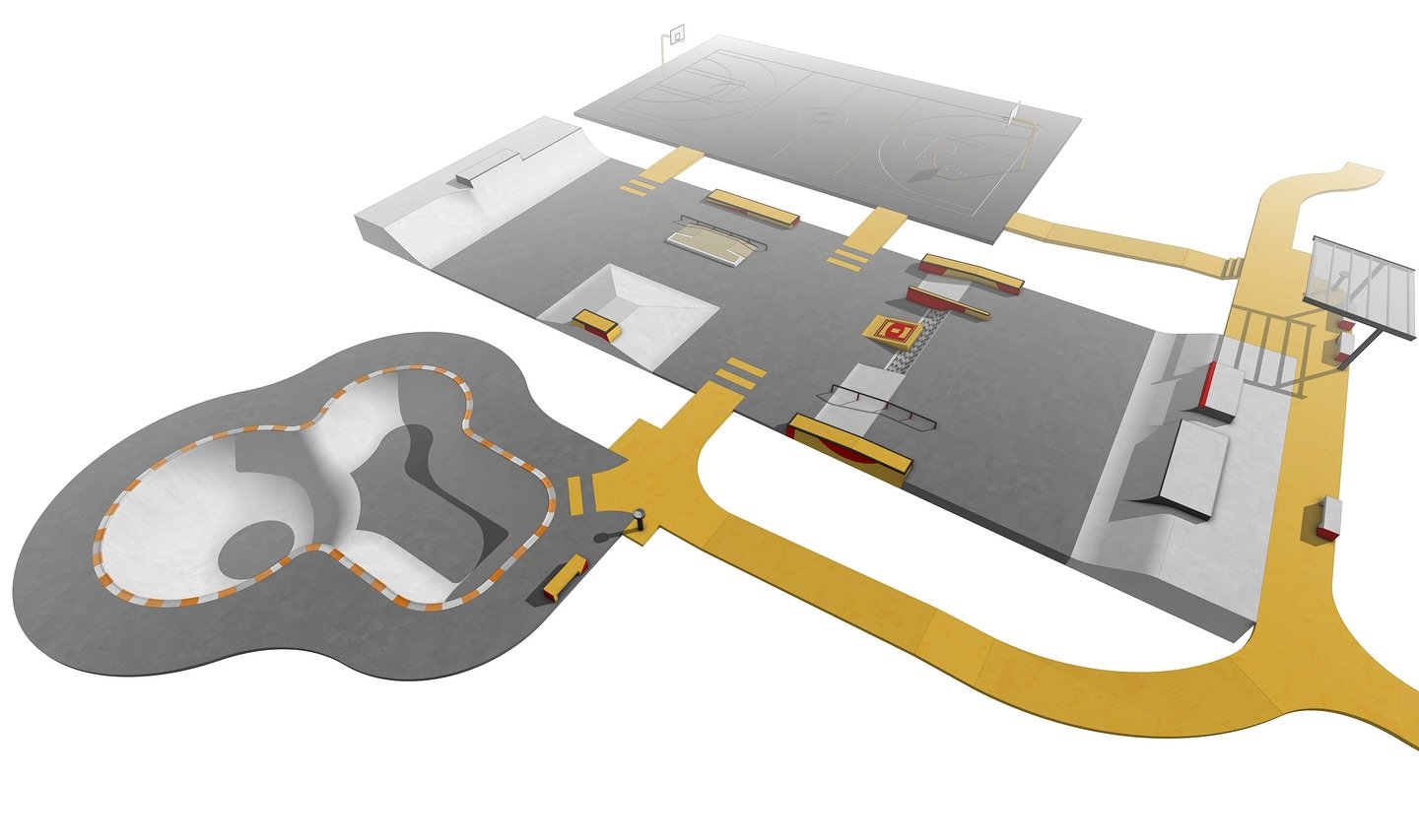 Emerald Skatepark construction is well underway with @droverprojects and @ljm_construction_aust on site. I forgot to upload the final design after the last round of consultation, so here it is! Construction photo bombardment coming soon&hellip;

#eme