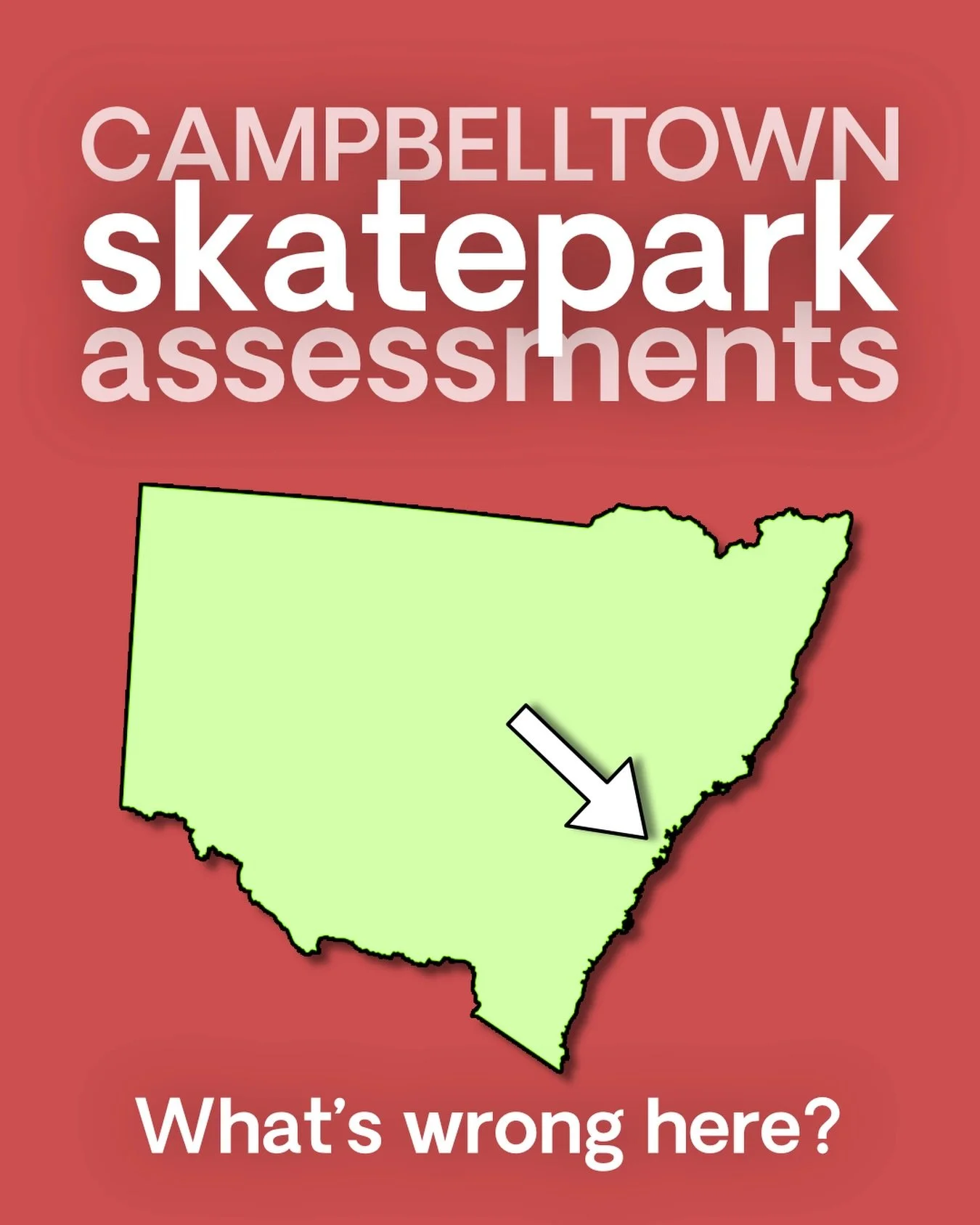 Do you skate at Leumeah, St Helens or Macquarie Fields?

This coming Wednesday (11 March) I&rsquo;m doing assessments at all these parks and want to know if there&rsquo;s anything you want me to look at that needs to be repaired, changed, added, etc.