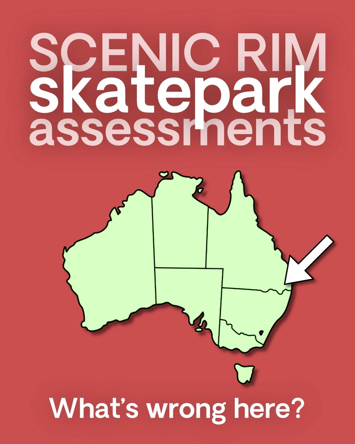 Do you skate at Kalbar, Boonah, Beaudesert, Middlepark, North Tambourine, or Canungra?

This coming Wednesday and Thursday (6-7 May) we&rsquo;re doing assessments at all these parks and want to know if there&rsquo;s anything you want us to look at th