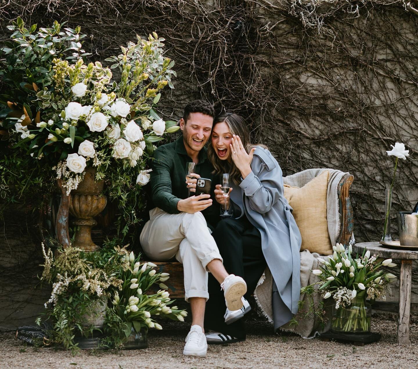 The most perfect surprise proposal under the loggia at The Stables | Congratulations Mike + Gaby!!

&mdash;

&ldquo;I just wanted to say how appreciative I am of all of your efforts this week. Everything happened perfectly and the area looked gorgeou