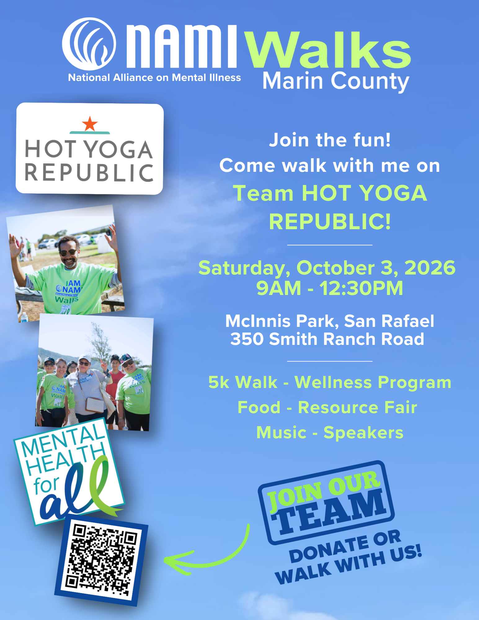 NATIONAL ALLIANCE ON MENTAL ILLNESS WALK!