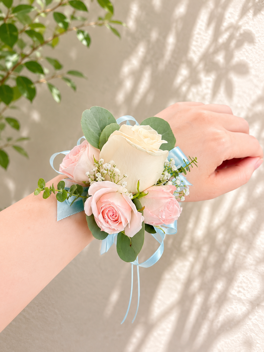 Blush Rose Elegance Corsage