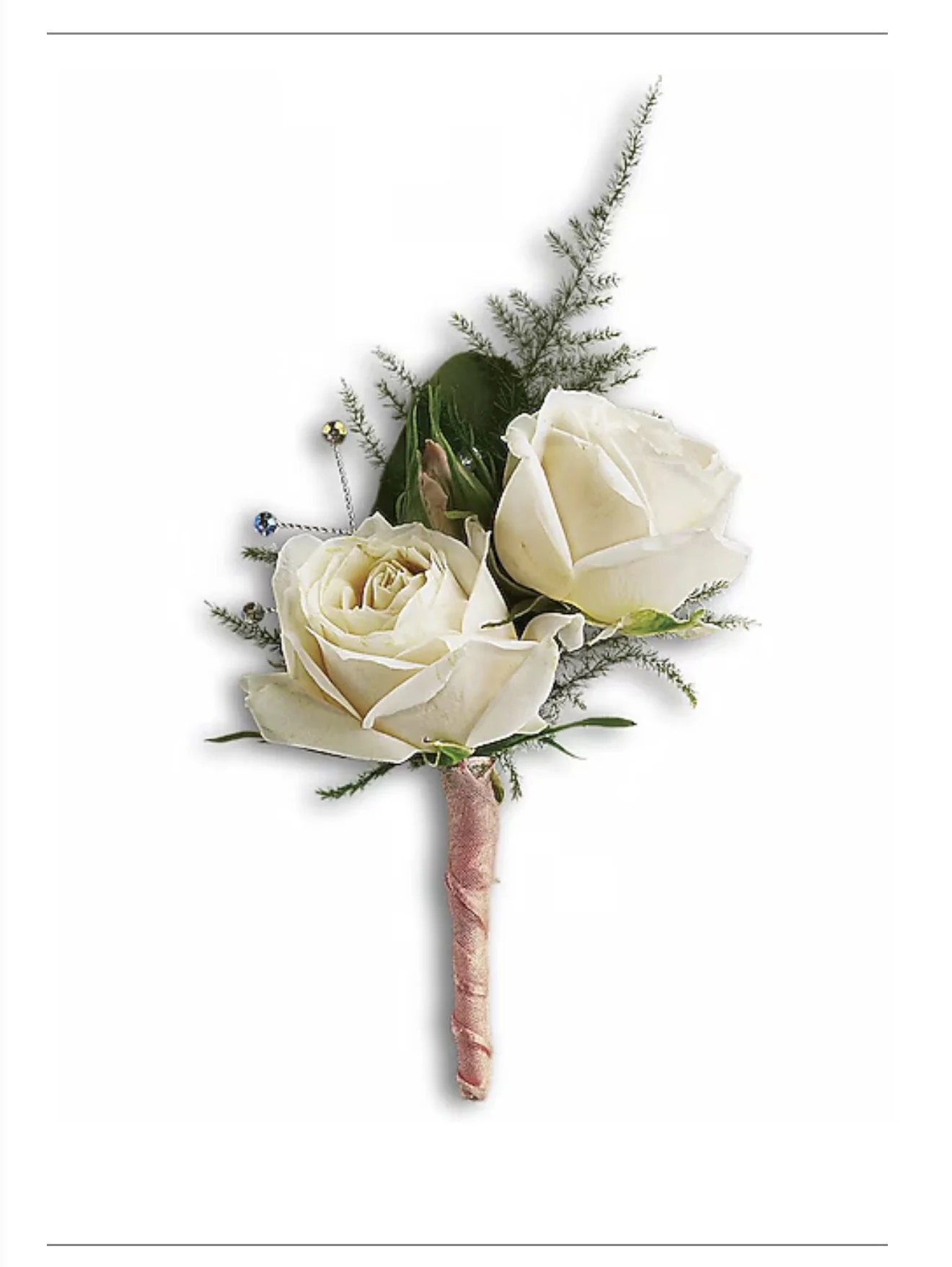 Ivory Elegance Boutonnière