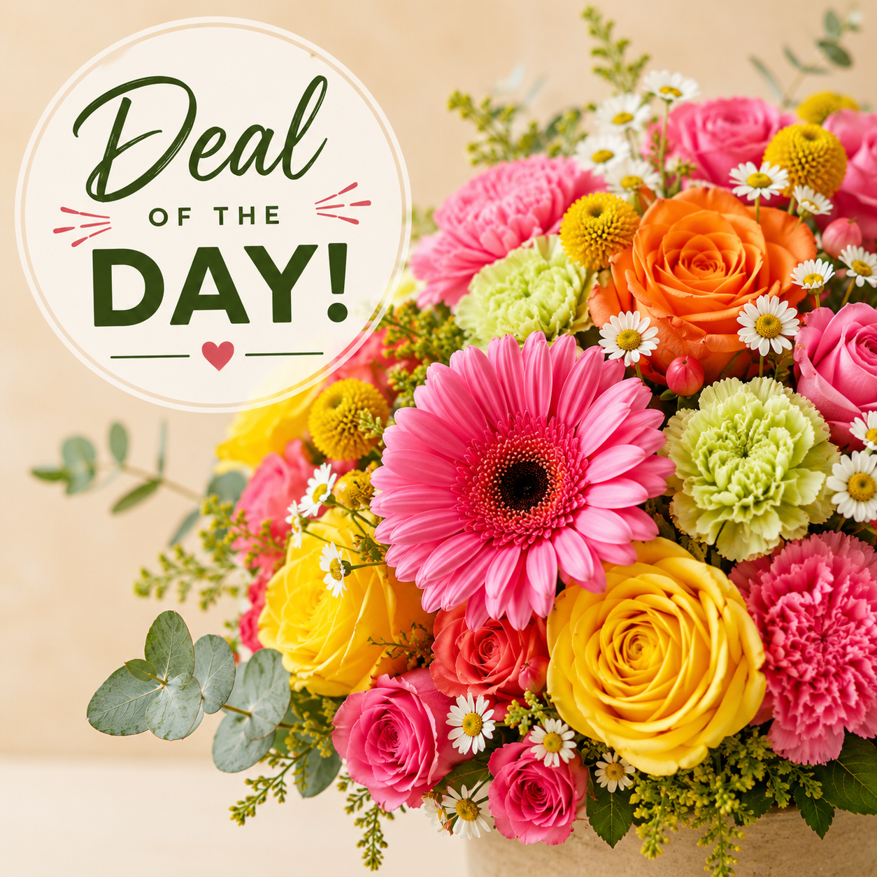 Deal of the Day Bouquet (Bright Color)