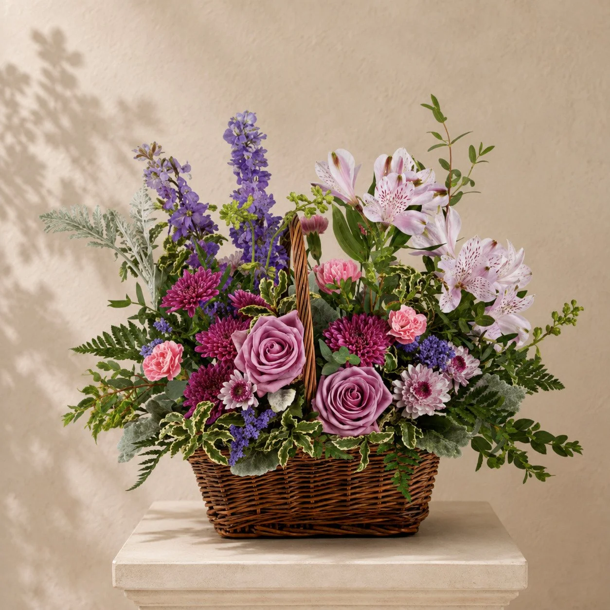 Lavender Meadow Basket