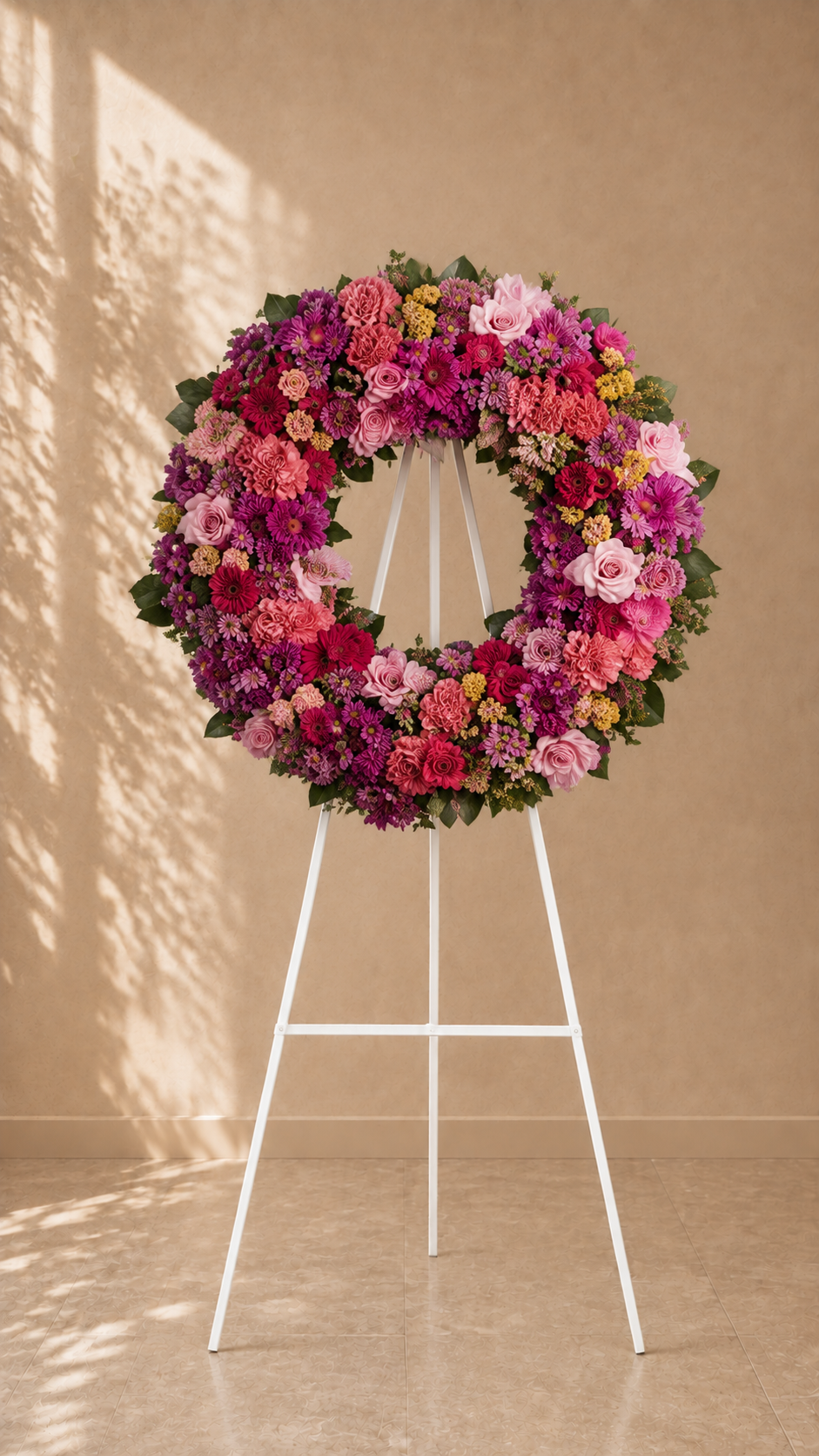 Ringed by Love Floral Wreath