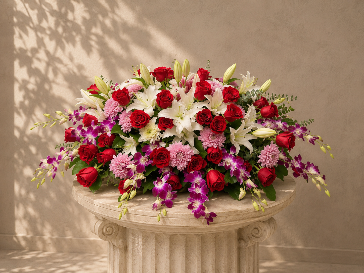 Love Beyond Goodbye casket spray