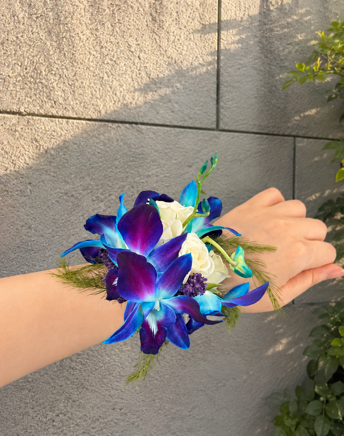 Orchid and Rose Corsage