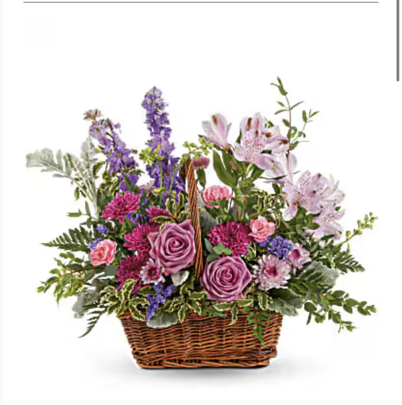 Lavender Meadow Basket
