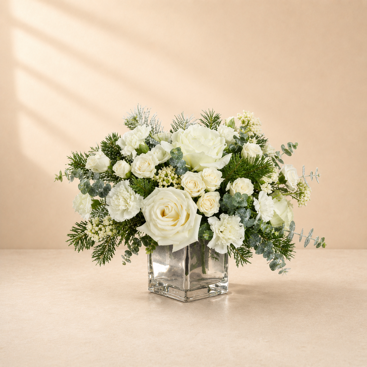 Winter White Elegance Floral Arrangement
