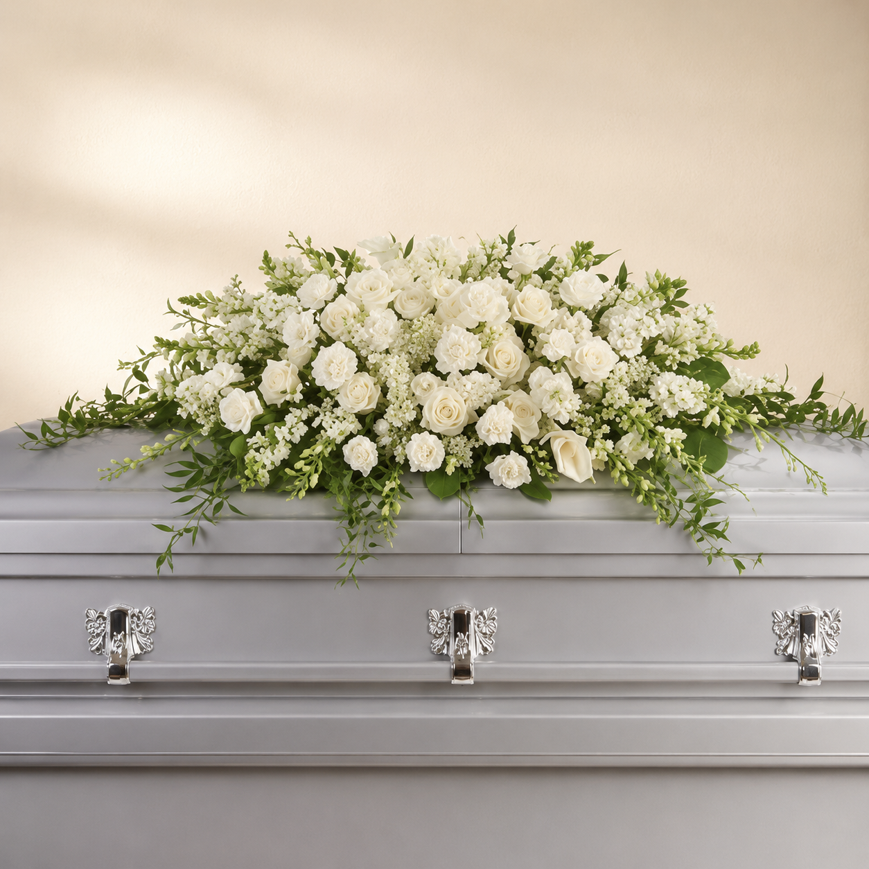 Purity and Peace Casket Spray