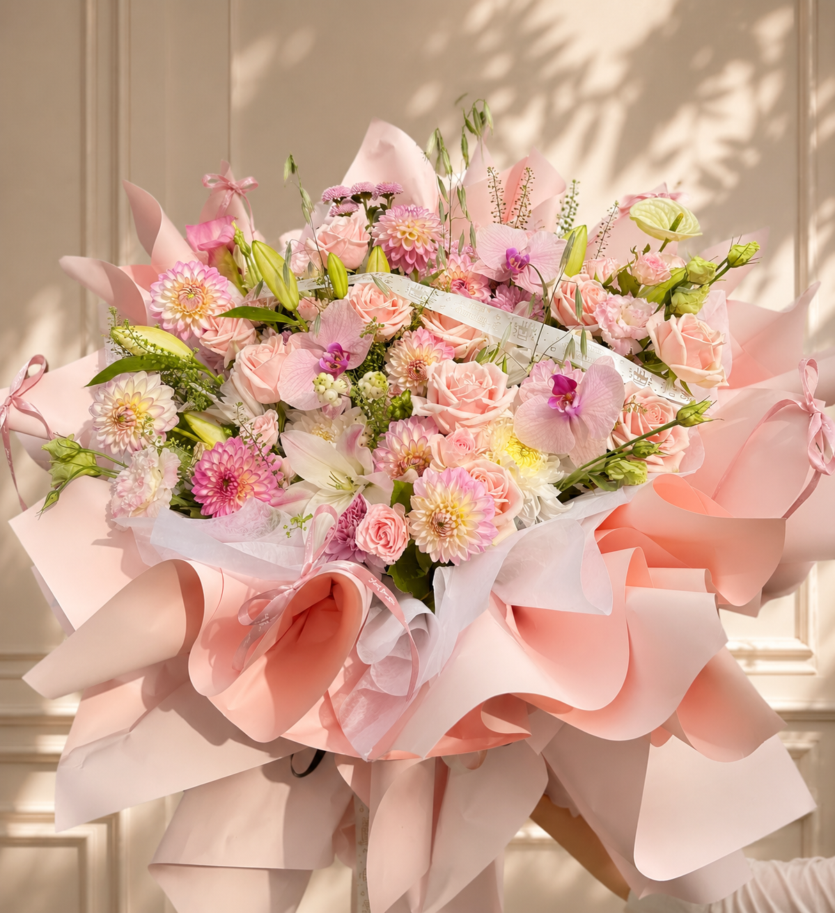 Handcrafted Blush Bouquet (Giant Size)