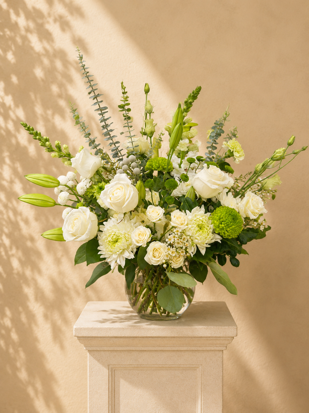 Elegant White Serenity Bouquet