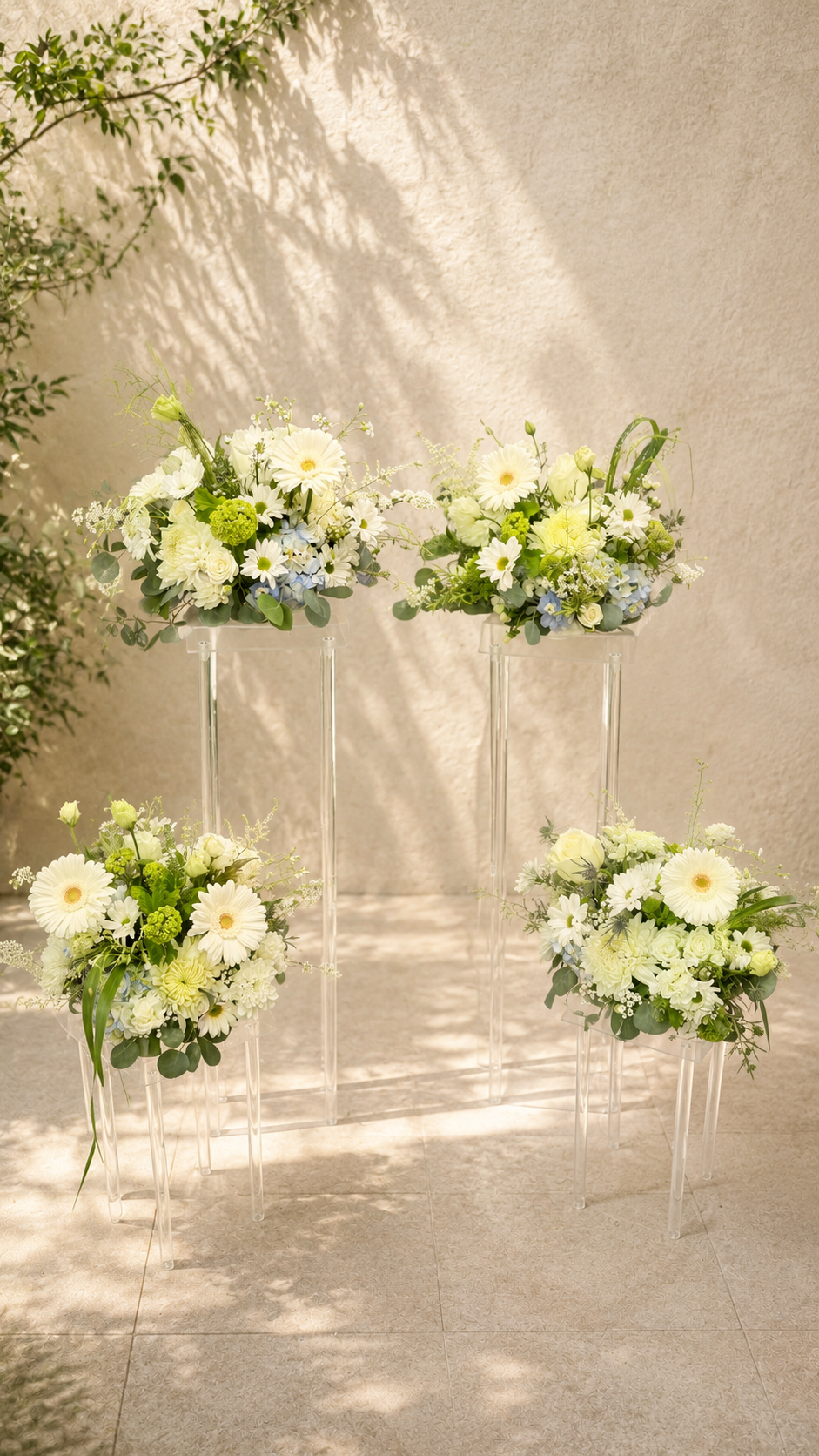 Elegant Serenity Floral Stand Arrangement