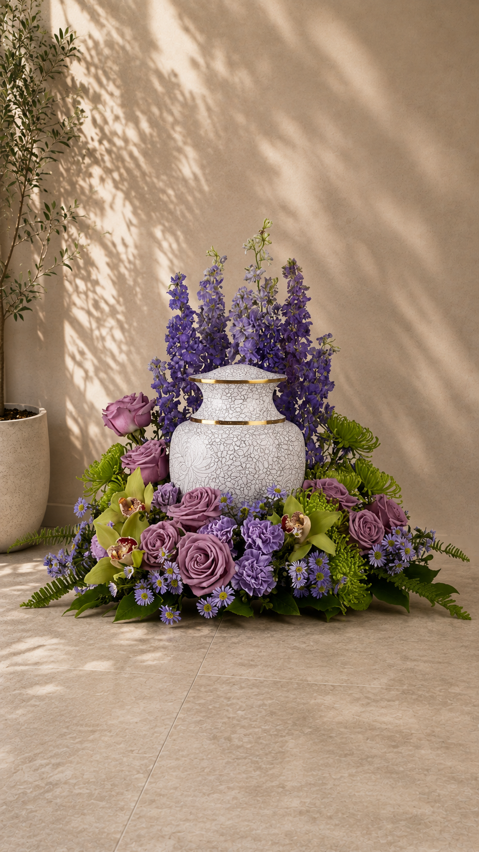 Serenity Urn Floral Tribute