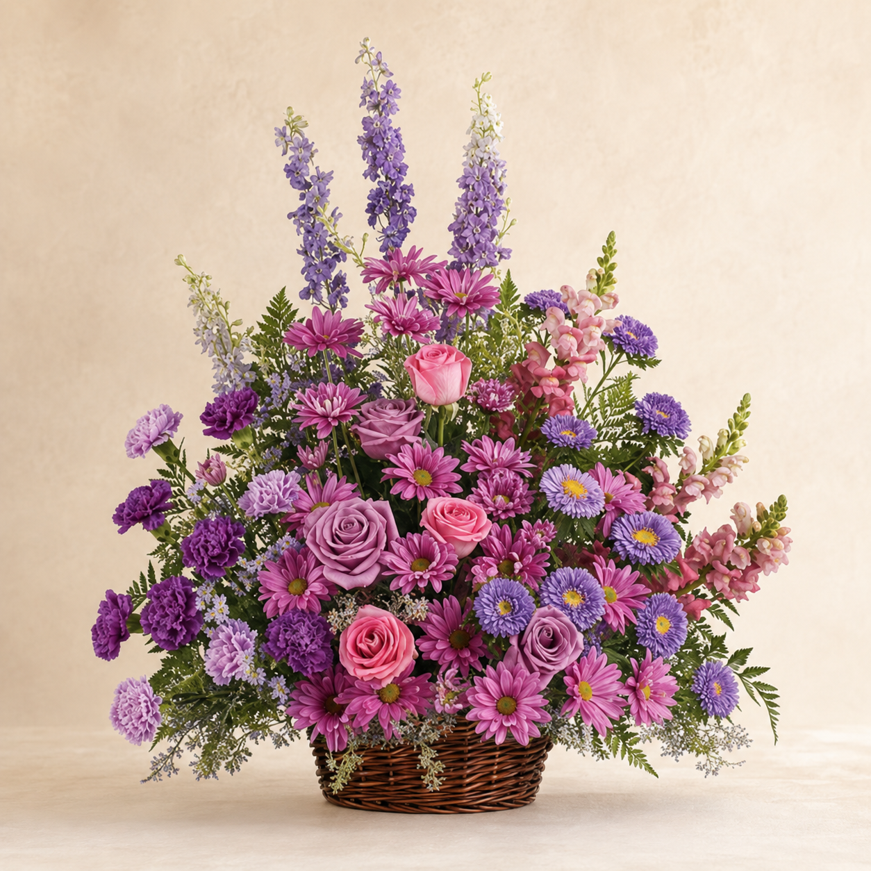 Gracious Lavender Basket