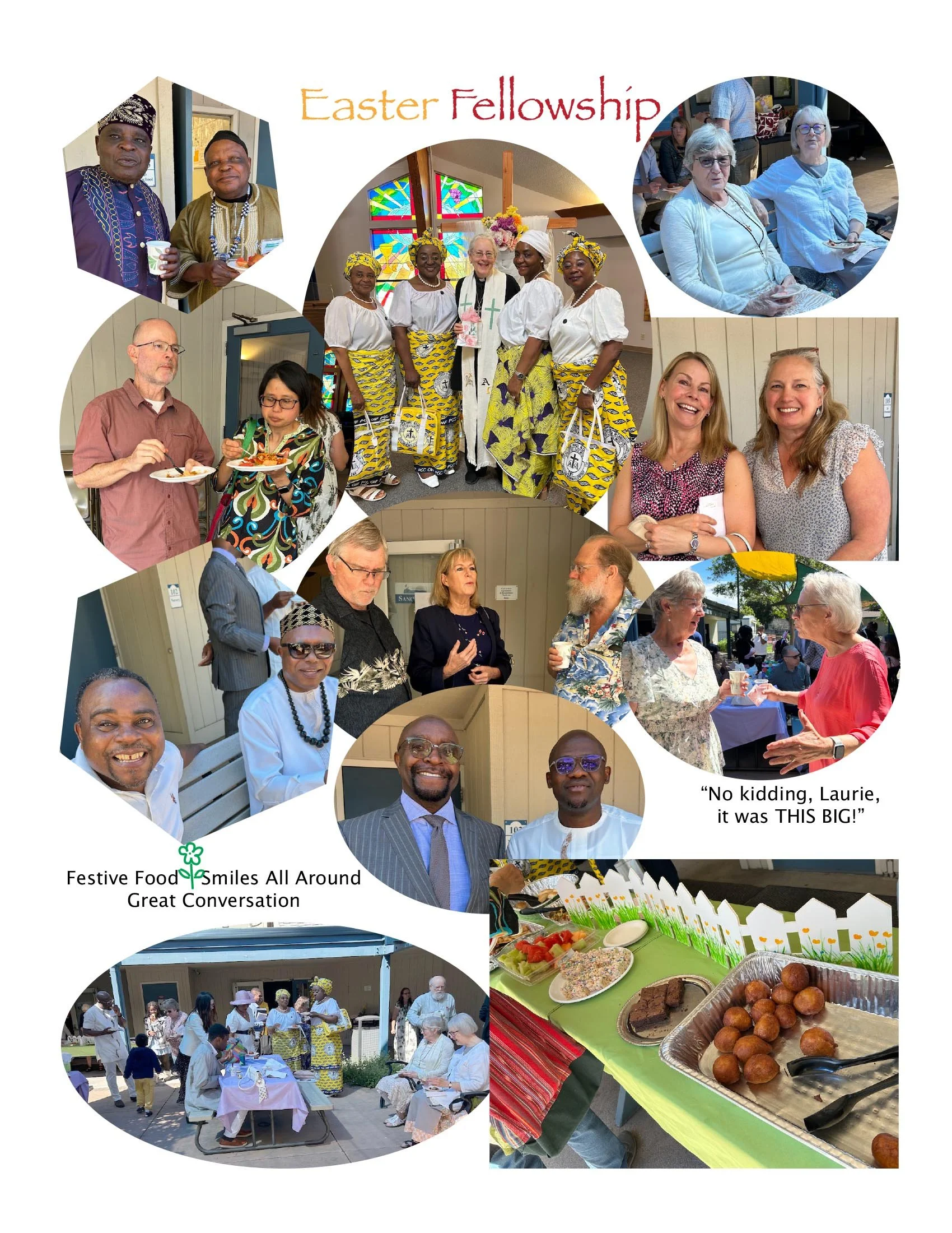 Sunday April 5 - Easter Fellowship