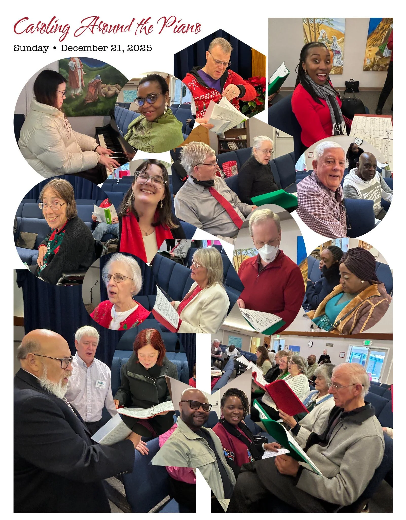 December 21 - Caroling Around the Piano