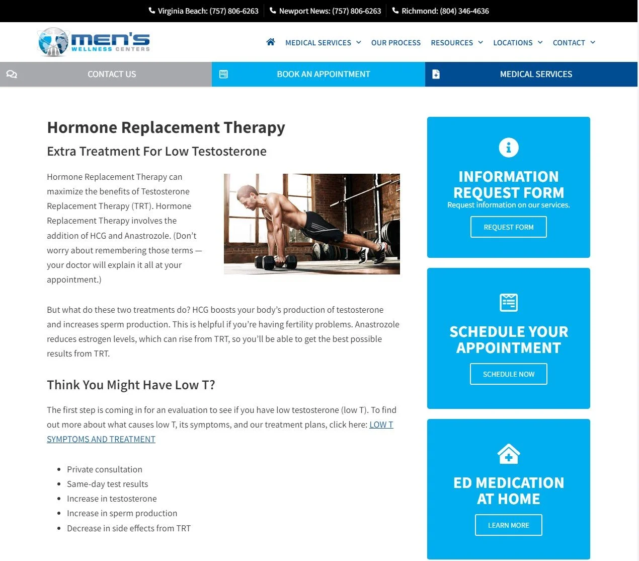Men's Wellness Centers site Copy — Emma DiLallo