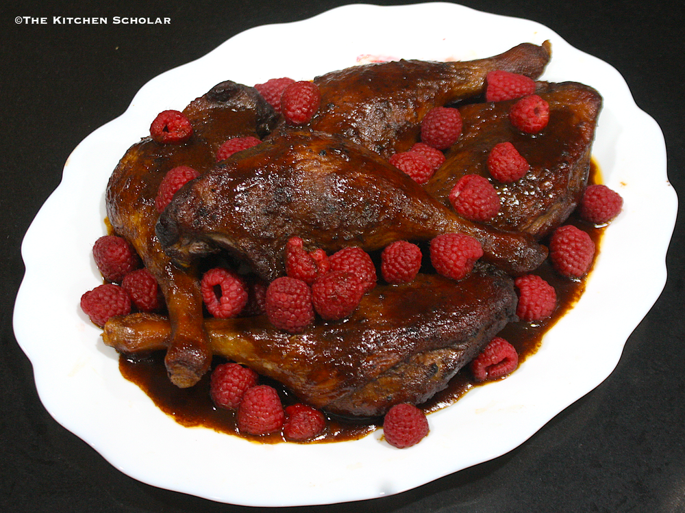 DUCK WITH RASPBERRIES — The Kitchen Scholar