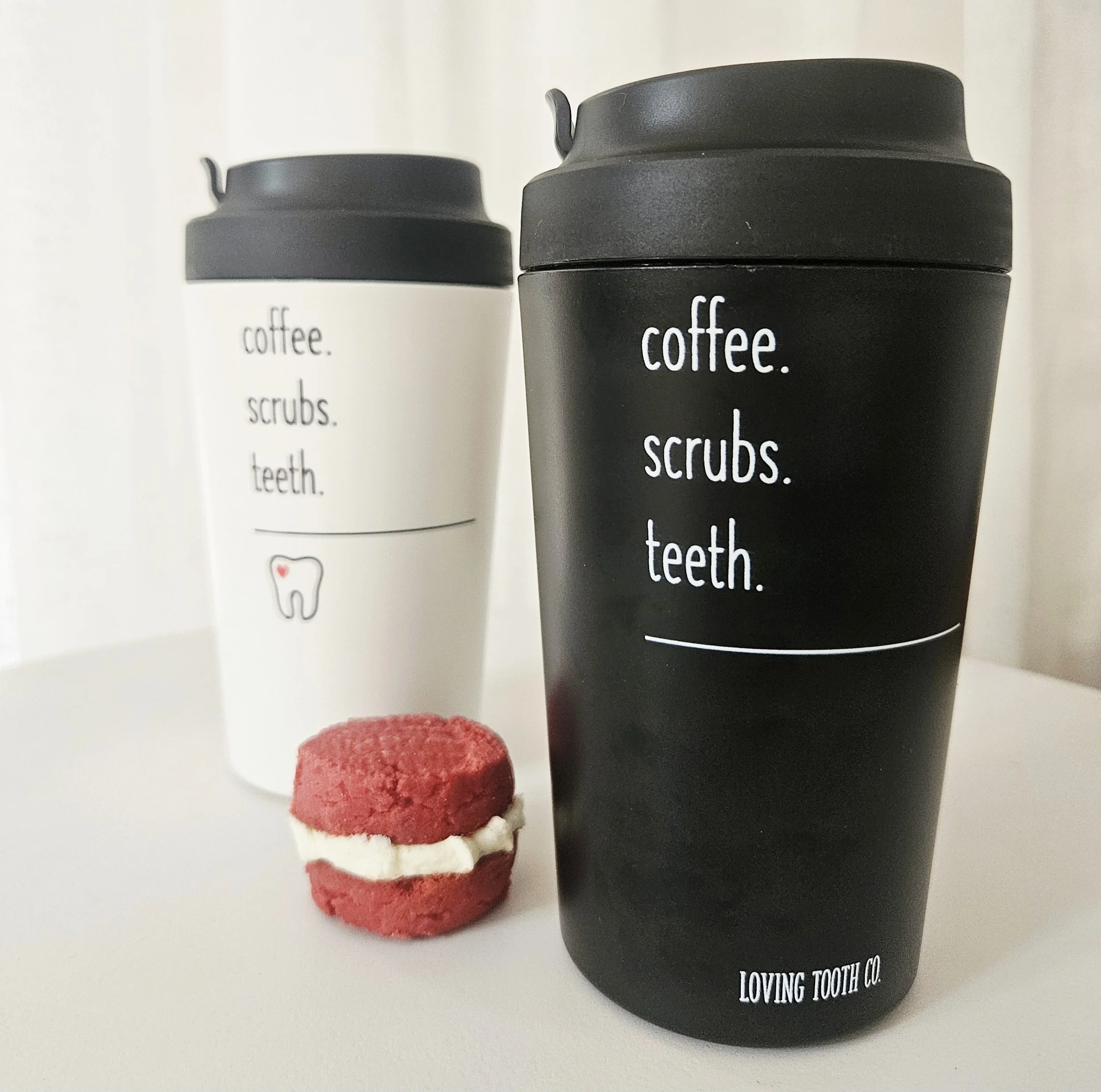 Loving Tooth Co. Coffee Cups x2 (Any colour)