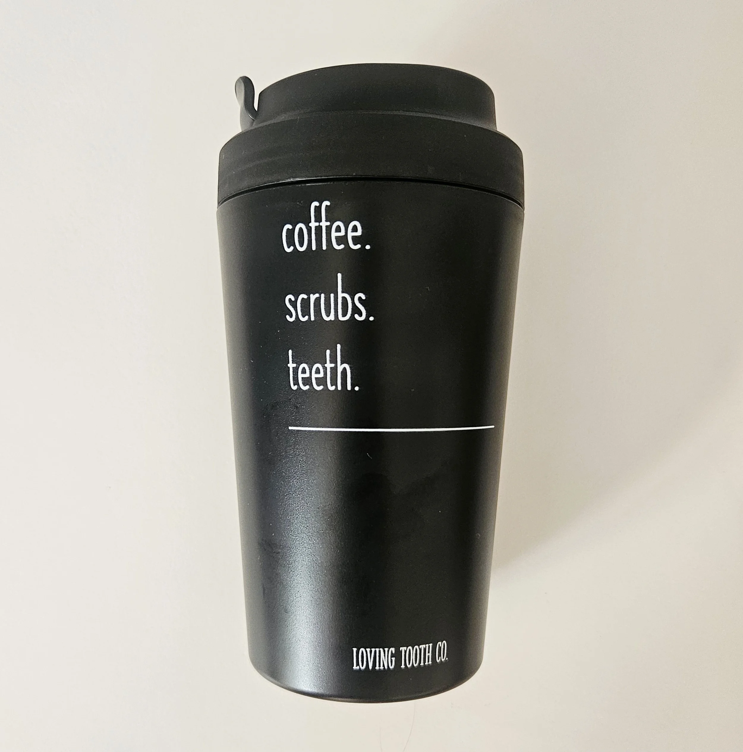 Loving Tooth Co. Coffee Cup (Black)