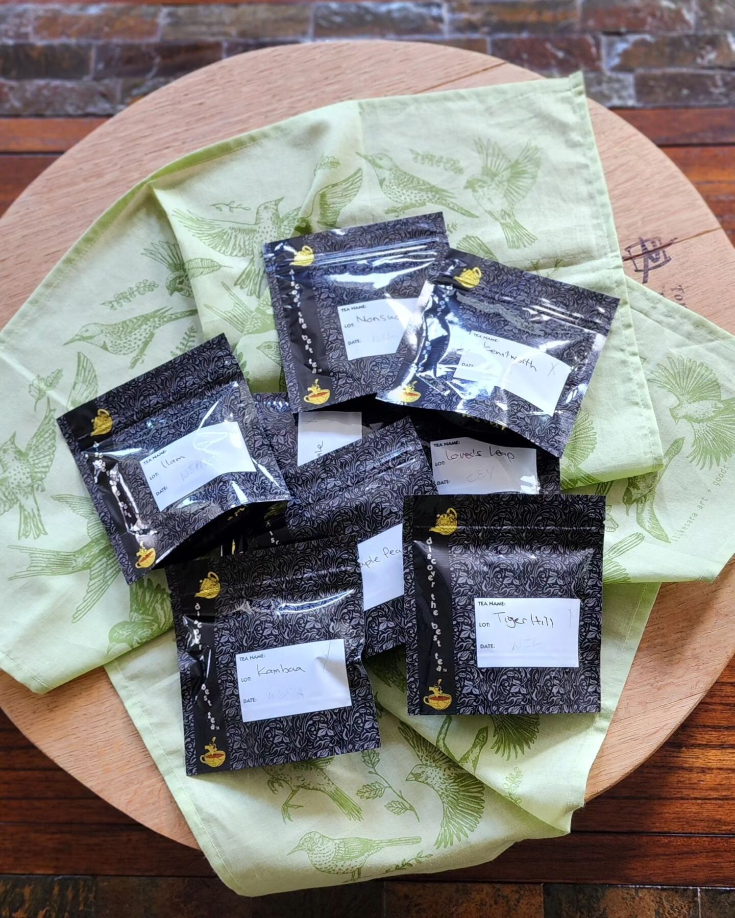 In between markets and restocking stores, we are often found doing research on a variety of teas to either come up with a new blend or share a unique tea with you. This involves lots of taste testing and keeping a journal of the tea on how it tasted,