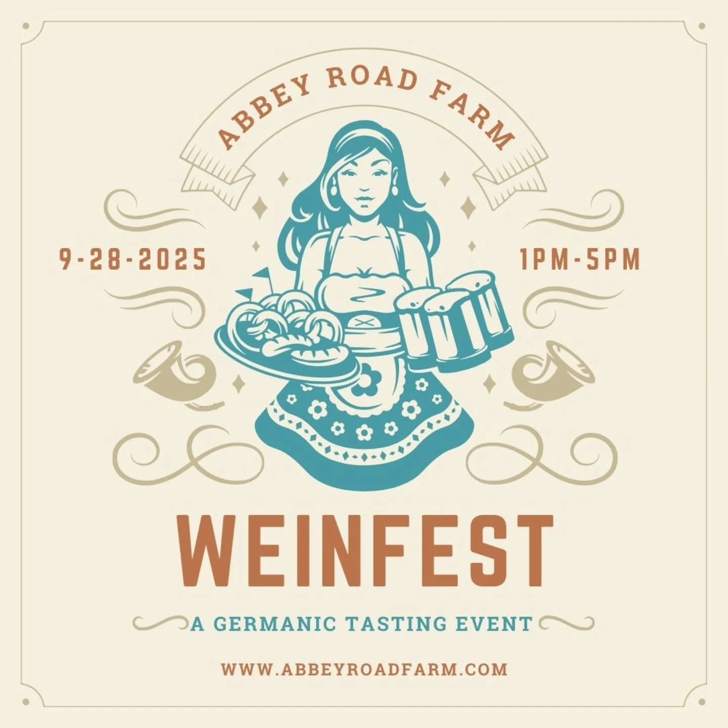 Join us this weekend for a fun event where we'll be sampling our delicious German Breakfast tea East Frisian!

#abbeyroadfarm #abbeyroadevents #weinfest #willamettevalleywine #willamettevalley #carltonoregon