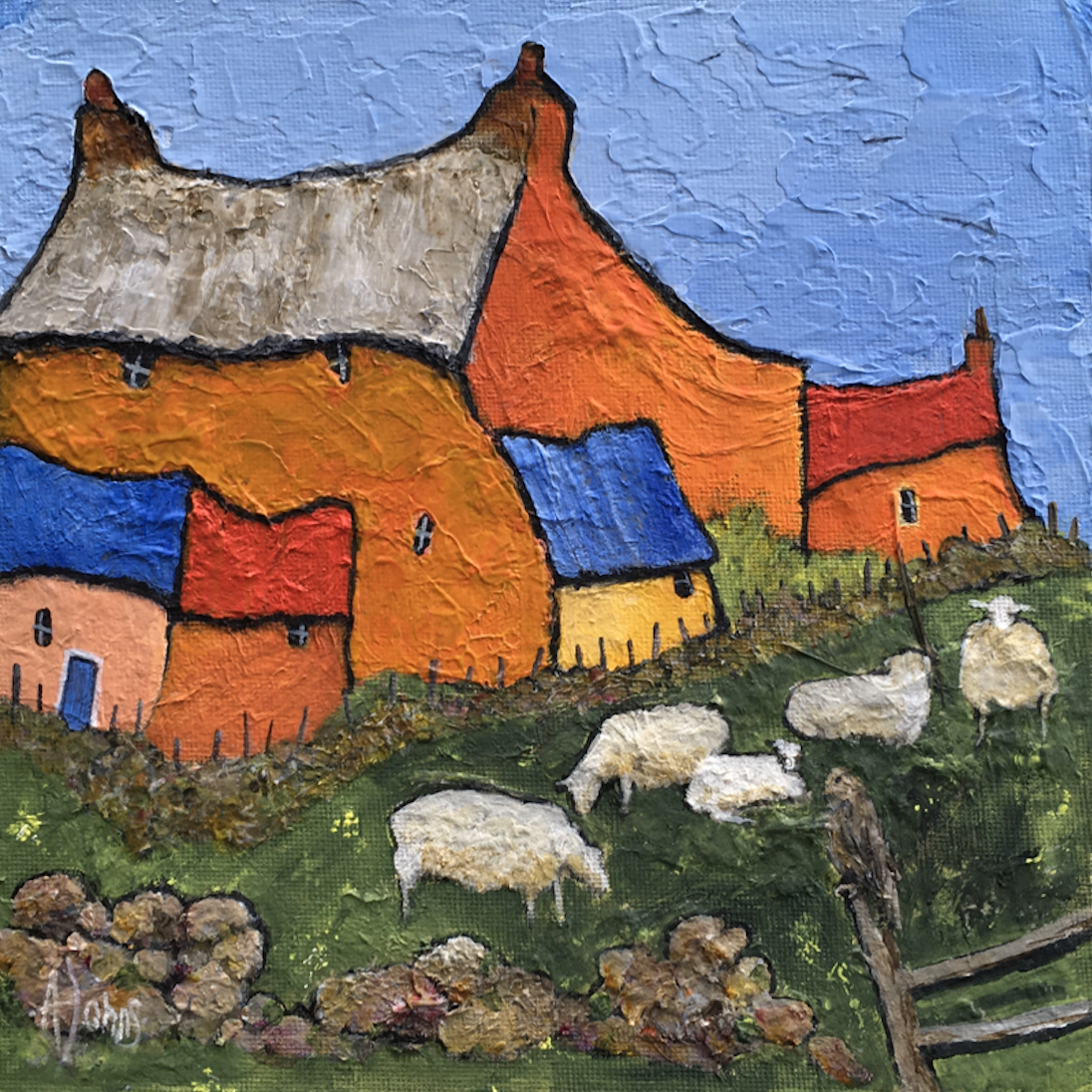 Painted Farm Buildings