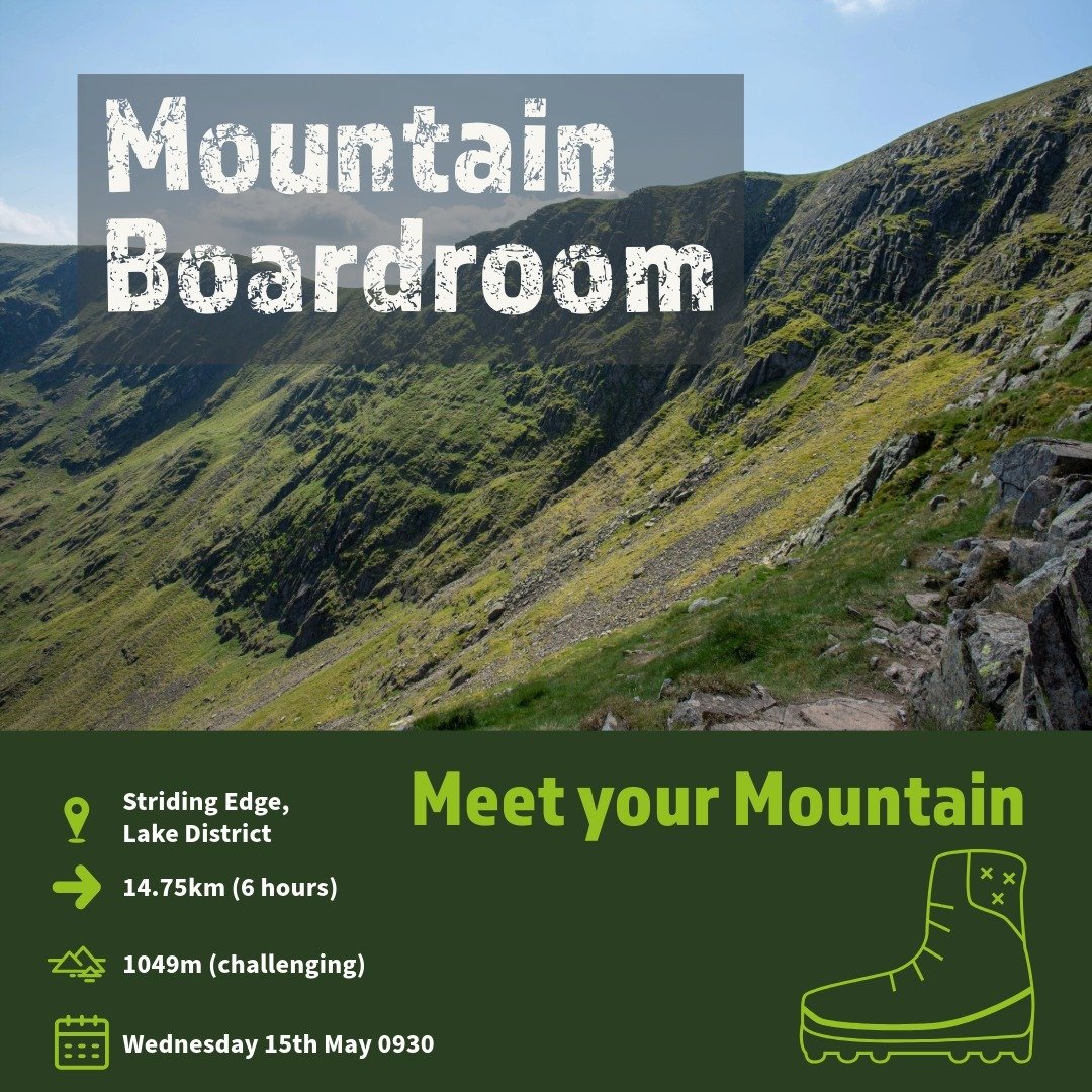 SOLD OUT! Our first Meet your Mountain event is now fully booked!

I'm really looking forward to this one, and though I've not been heavily promoting it on social media, anyone who has met me out and about in the past month probably knows how excited