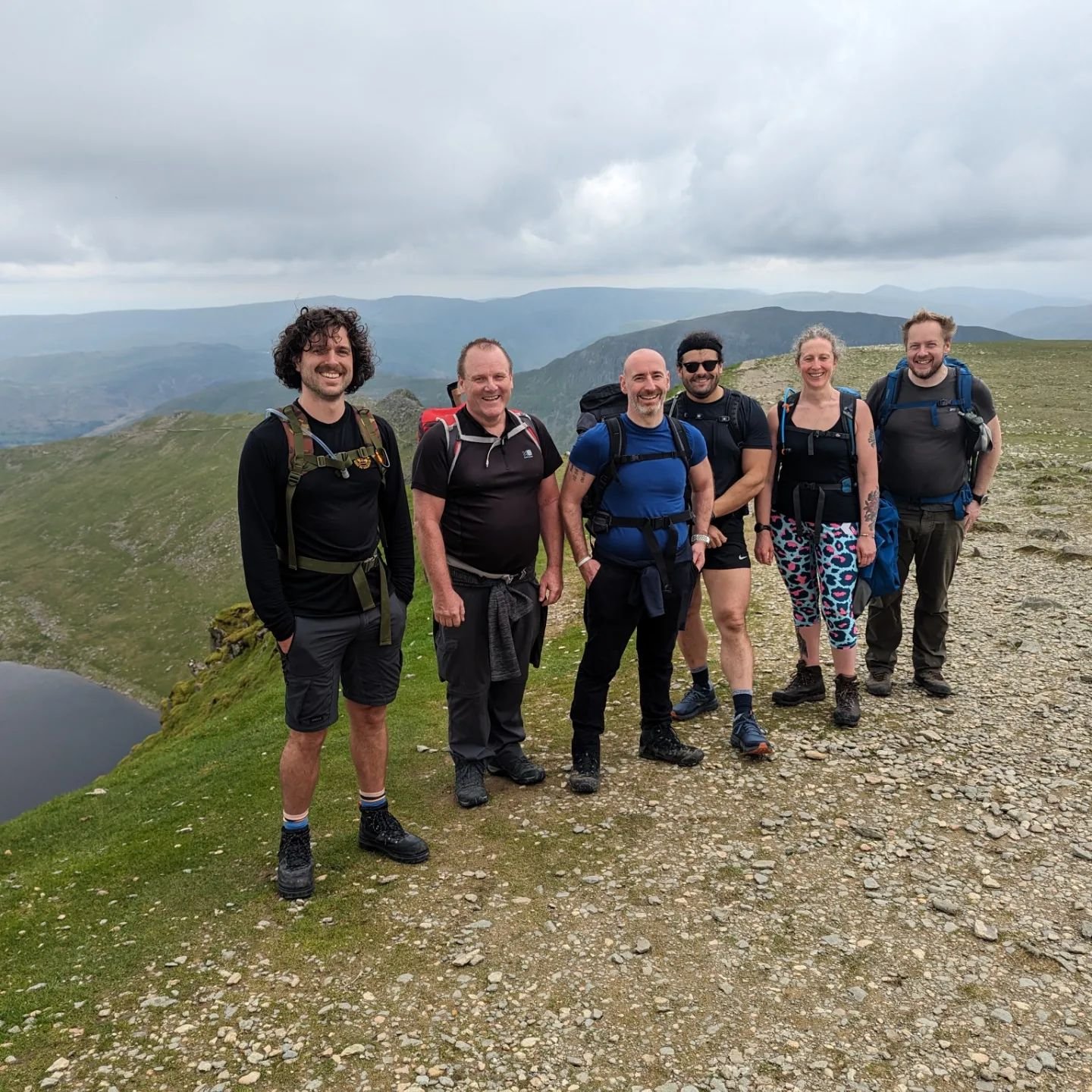 A brilliant day out for Mountain Boardroom's first Meet Your Mountain Walkshop yesterday!

Five intrepid adventurers joined me to take on Striding Edge and Helvellyn.

Beautiful weather, an enchanting mountain and an epic route, and there was even a 