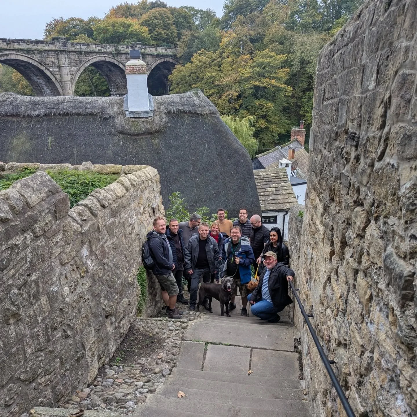Nice way to end the week!

Today was the Leeds Property and Construction Netwalk, hosted by @adeptcsce

We headed out of Leeds to nearby Knaresborough exploring the ancient woodland within Nidd Gorge, before heading into the historic and picturesque 