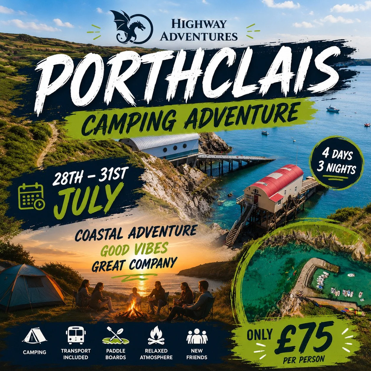 Porthclais Camping Trip: 28th -31st July