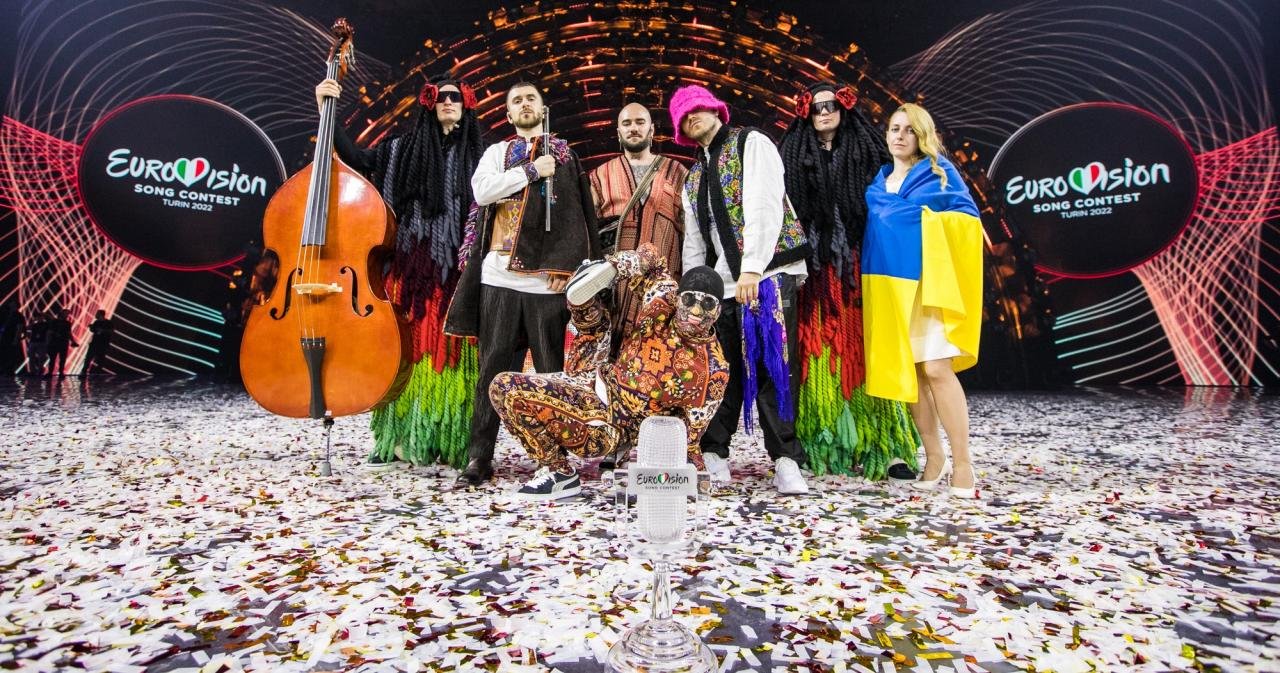 Ukraine’s Kalush Orchestra Wins at the Eurovision Song Contest 2022 Grand Final (Photo: EBU / CORINNE CUMMING)