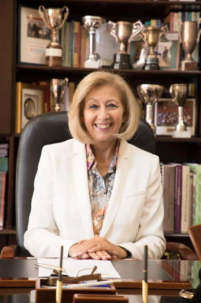Speech of Mrs. Najjar, Superintendent of the Ahliyyah School for Girls and the Bishop's School for Boys
كلمة المديرة العامة لمدرستي الأهلية والمطران العين هيفاء نجار 