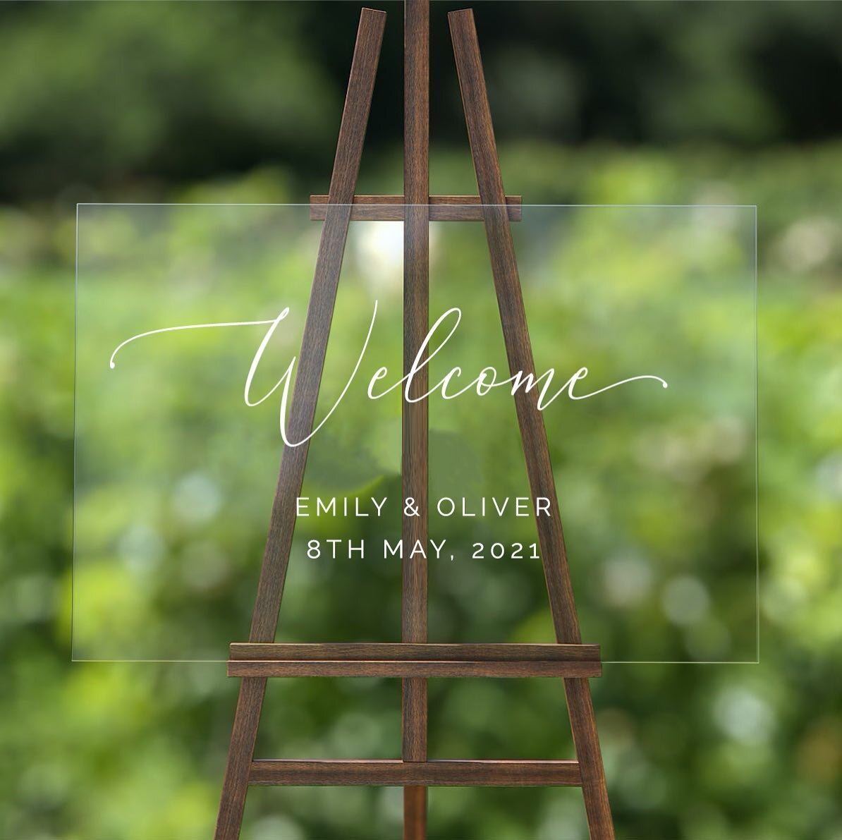 Welcome guests to your wedding or let them know the running order of your big day with our personalised wedding signs. Choose from clear, frosted and white signs.

#bespokeweddinginvitations
#bespokeweddingstationery #bespokeweddinginvitation #beauti