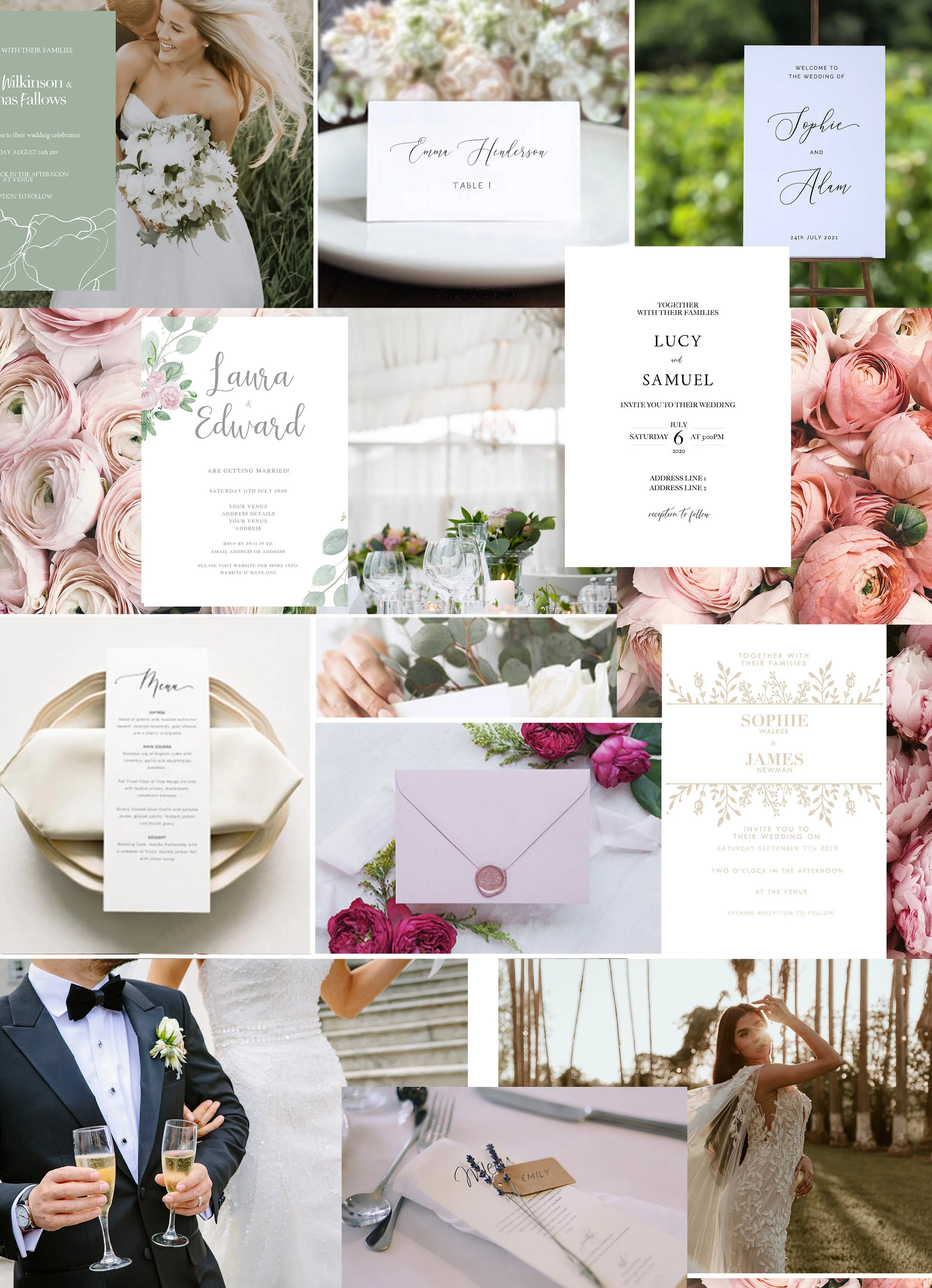 Wedding Stationery Design Studio Wedding Invitations Wedding Stationary Inspiration Moodboard 2 New Copy
