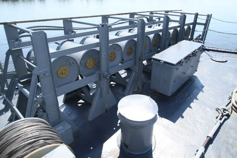Uss Portland Racks Depth Charge Racks — USS SLATER