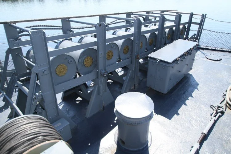 Depth Charge Racks — USS SLATER