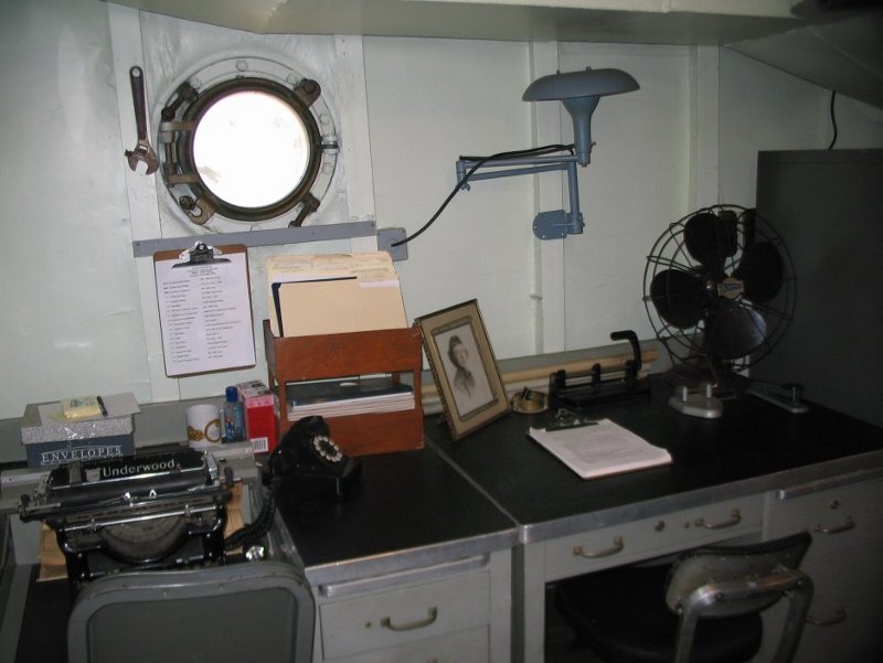 Ship's Office — USS SLATER