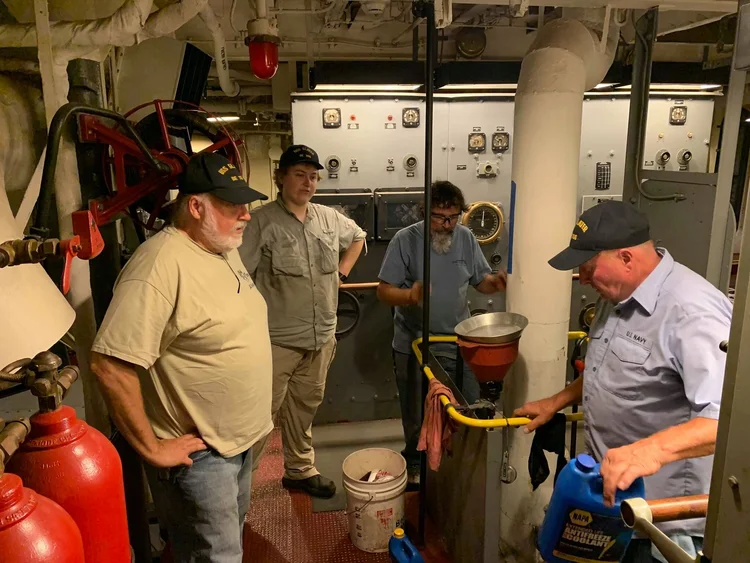 Engine Room — USS SLATER