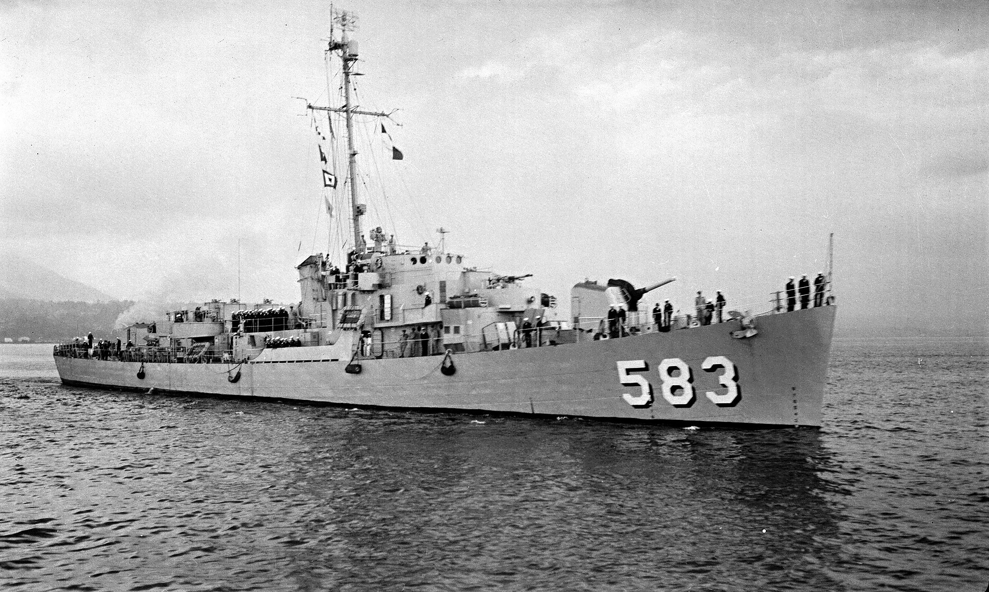 JOHNSON in Vancouver, Canada, 1955.
Photo by Mike Smolinski, via Navsource.org