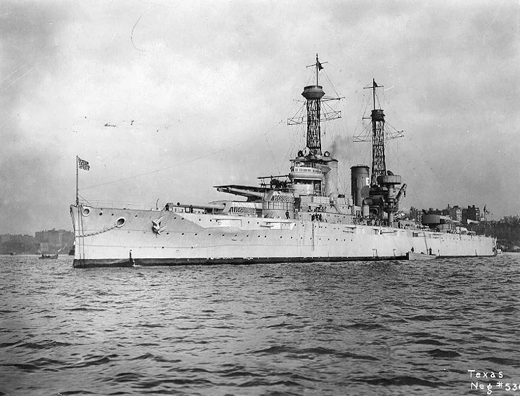 USS TEXAS BB-35, now a museum ship in Galveston, Texas.