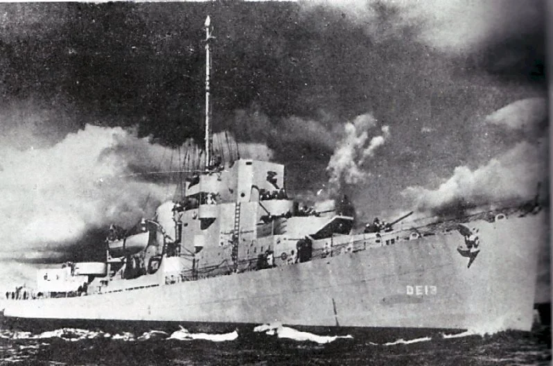 USS BRENNAN DE-13—the first destroyer escort.