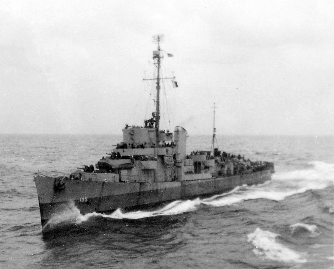 USS FLAHERTY underway.