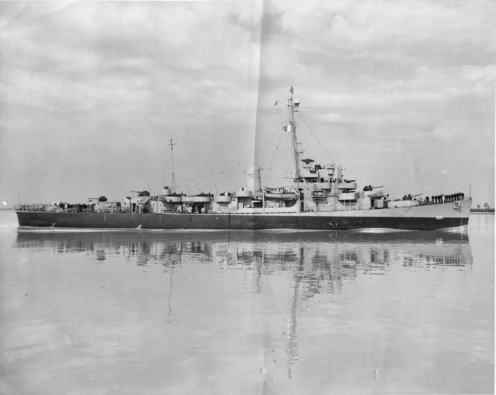 USS MOSLEY, October 1945. 