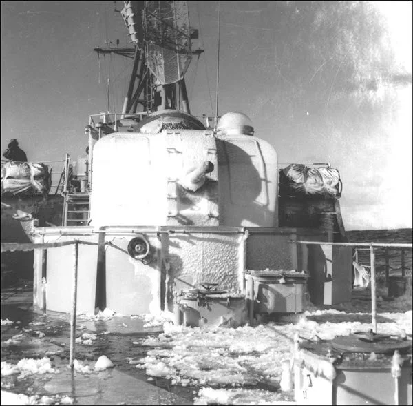 VANCE in the Arctic, 1961. Photo from DEHM. 
